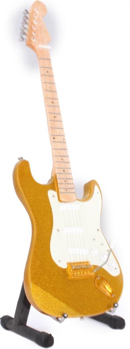 Miniatuur gitaar Eric Clapton "Gold Leaf"
