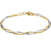The Jewelry Collection Armband 4,0 mm 19 cm - Bicolor Goud