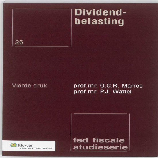 Fed fiscale studieserie - Dividendbelasting - cover