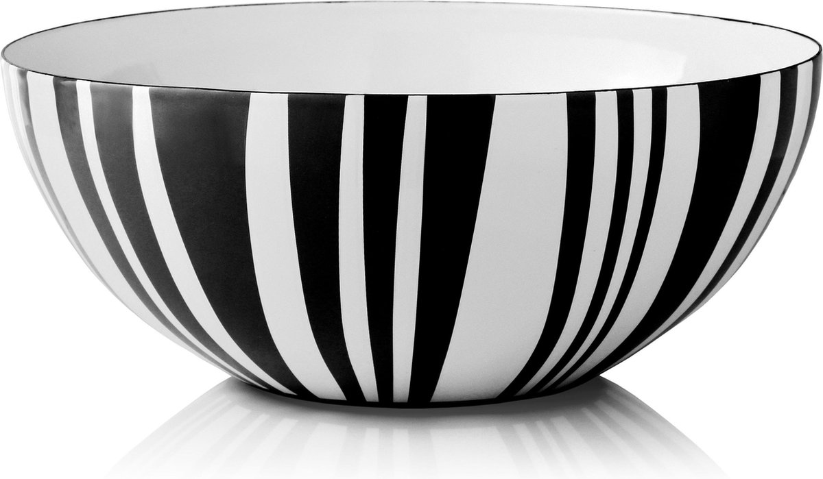 Zwart Stripes Bowl 30 cm