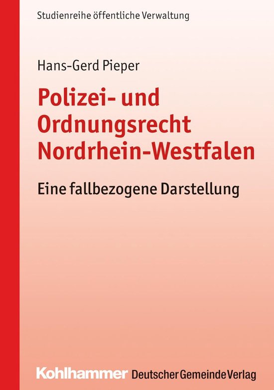 Polizei- und Ordnungsrecht Nordrhein-Westfalen - cover