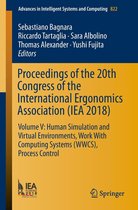 Advances in Intelligent Systems and Computing 822 - Proceedings of the 20th Congress of the International Ergonomics Association (IEA 2018)