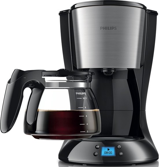 Opties voor koffiebereiding - Philips HD7459/20 - Philips Daily HD7459/20 - Koffiezetapparaat - Zwart