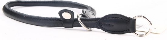 Foto: Dog s companion leren sliphalsband lengte 50 cm x 8 mm zwart