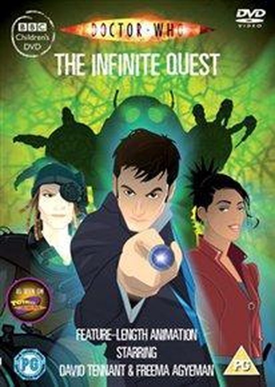 DVD-hoes van Doctor Who: The Infinite Quest met de Tenth Doctor en Donna Noble. Feature-length animatie met David Tennant & Freema Agyeman.