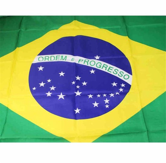 Drapeau/drapeau Brésil Drapeau état/Pays Drapeau/Hiss Drapeau Avec Oeillets 150 X 90 Cm, Très Bonne Qualité