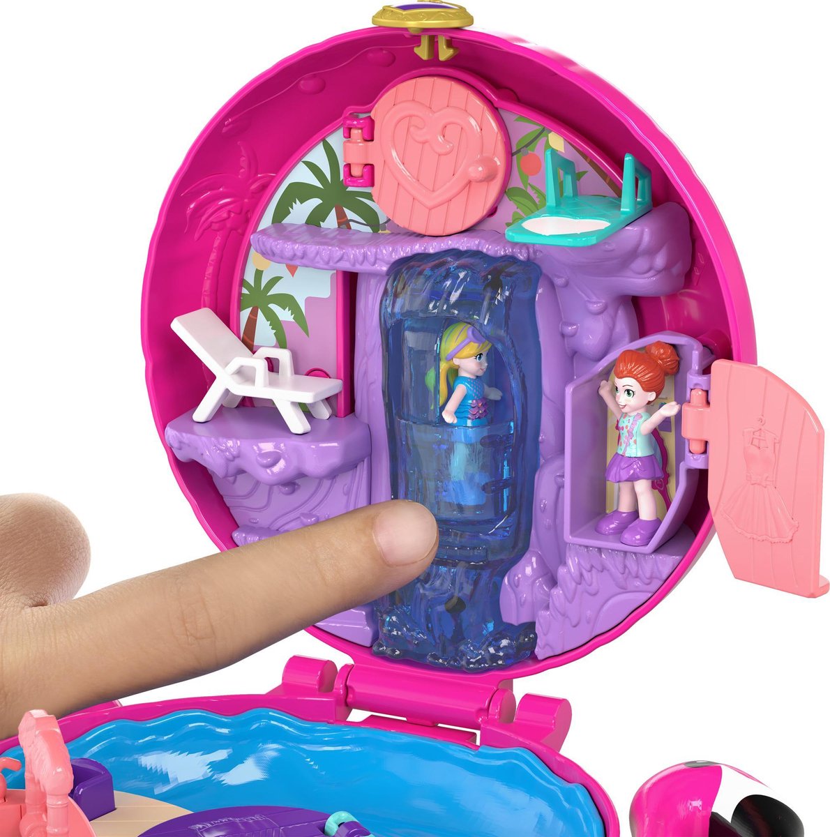 Polly Pocket Big Pocket World Flamingo Floatie Micro — afbeelding 7
