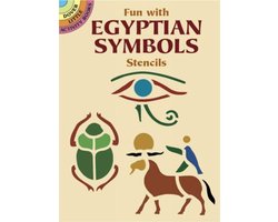 Omslag van Fun with Egyptian Symbols Stencils