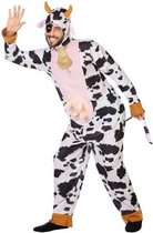 Dierenpak verkleed kostuum koe voor volwassenen - koeienpakken onesies M/L