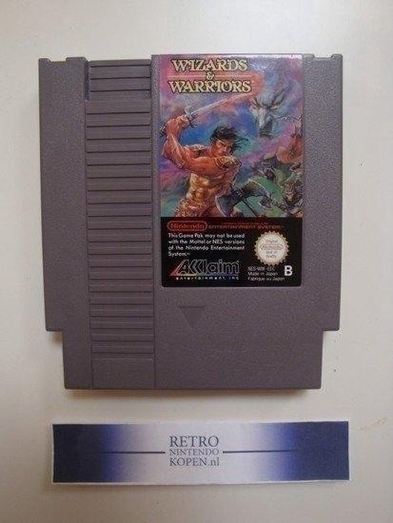 Wizards & Warriors Sur NES - Version PAL Complète - Bon état