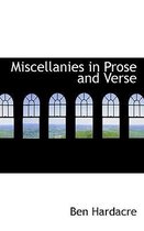 Miscellanies in Prose and Verse
