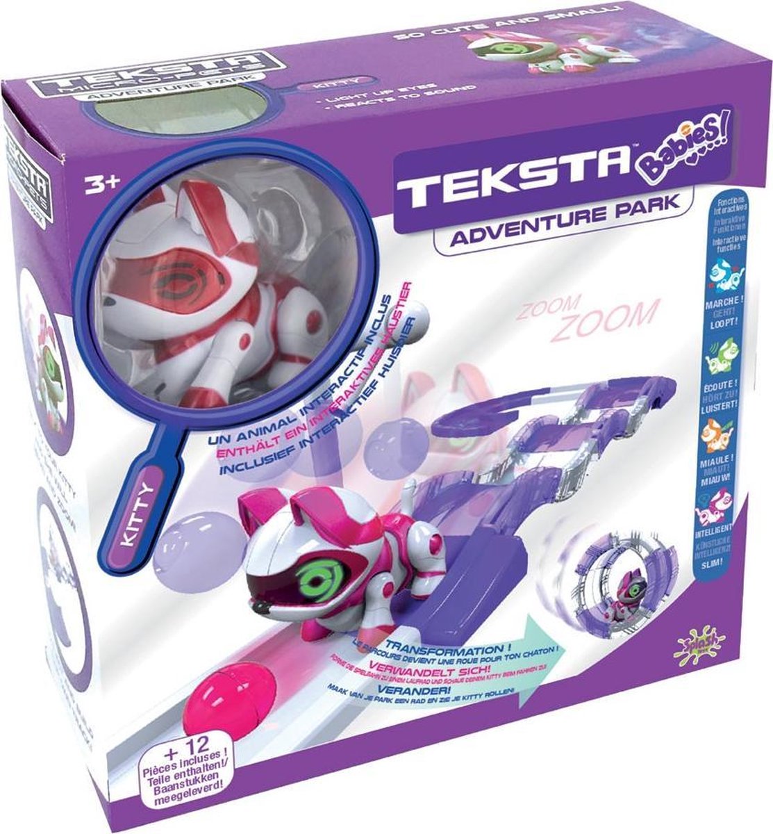 Splash Toys Coffret De Jeu Teksta Babies Adventure Park Kitty Rose Violet Bol Com