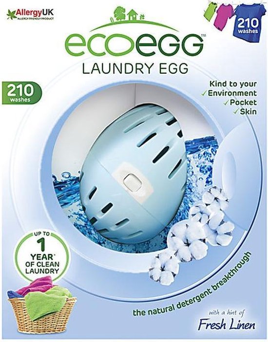 Laundry egg 210 washes & dryer egg fresh Linnen