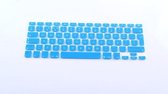 Xssive Toetsenbord cover voor MacBook 12 inch Retina - siliconen - licht blauw- NL indeling