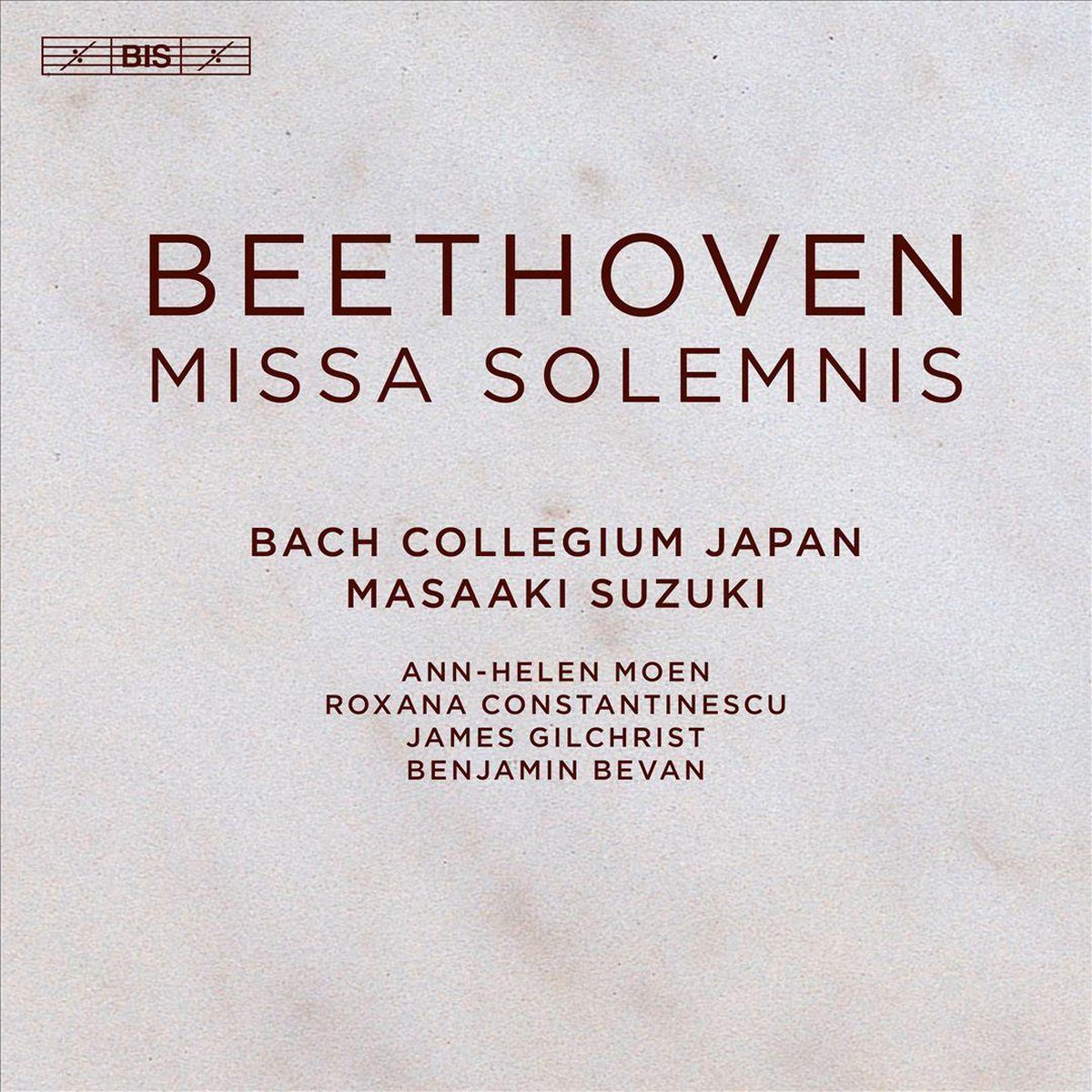Afbeelding van product Outhere  Beethoven/Missa Solemnis  - Masaaki Suzuki