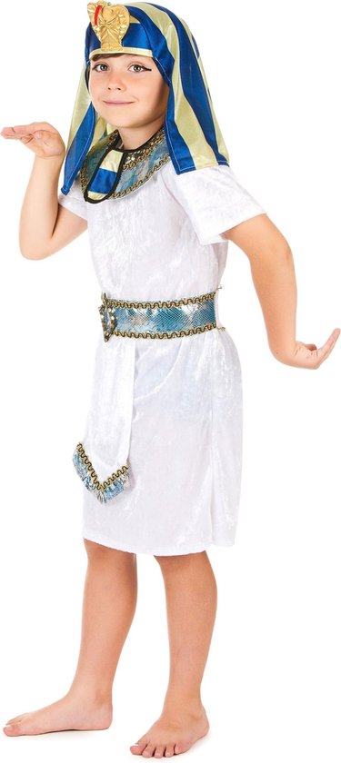 LUCIDA - Costume Empereur d'Egypte pour Garçon - M 122/128 (7-9 ans) -  Déguisements Enfant | bol.com