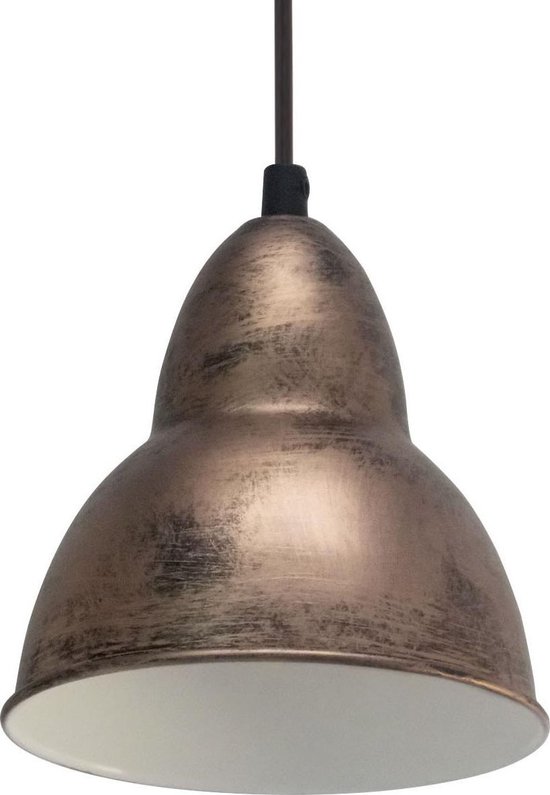 EGLO Vintage Truro - Hanglamp - 1 Lichts - Koperkleurig