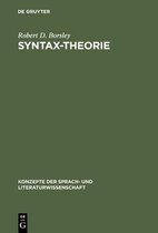 Konzepte Der Sprach- Und Literaturwissenschaft- Syntax-Theorie