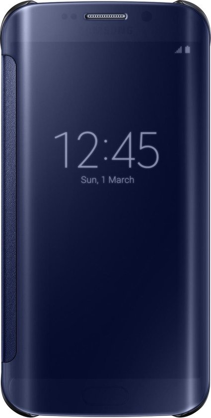 Samsung Galaxy S6 Edge Clear View Flip Origineel Zwart | bol.com