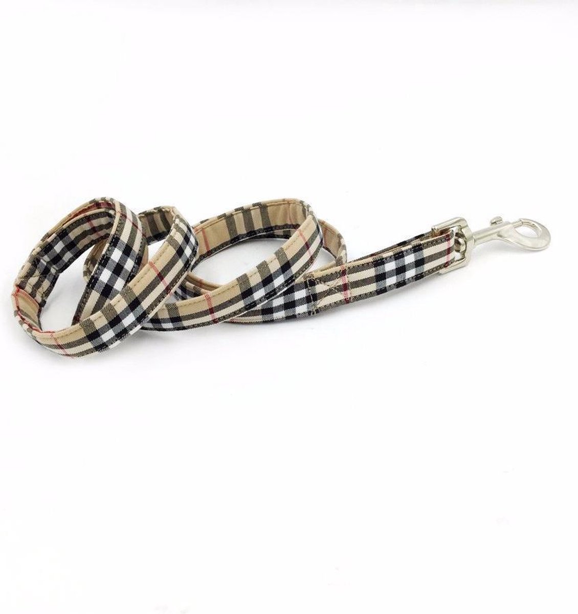 Halsband, losse strik en honden riem burberry van katoen | bol.com