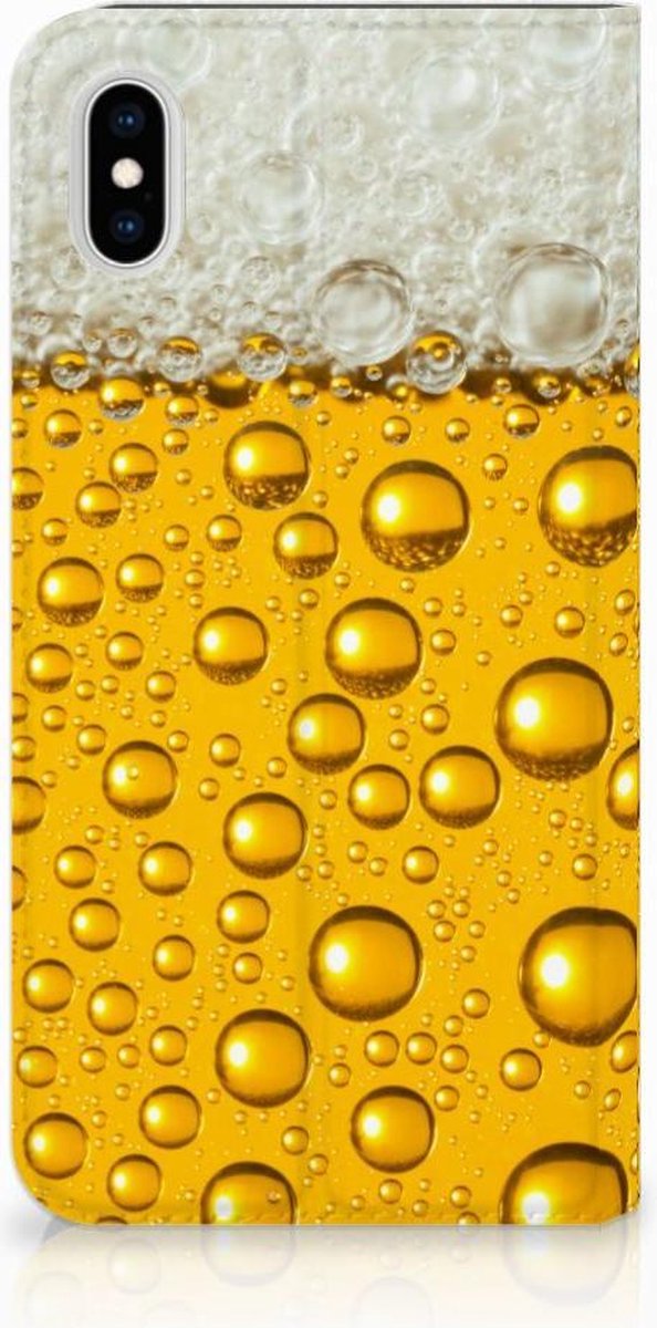 Apple iPhone Xs Max Flip Style Cover Bier