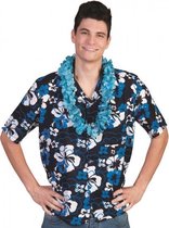 Blauwe Hawaii blouse Honolulu 52-54 (l/xl)