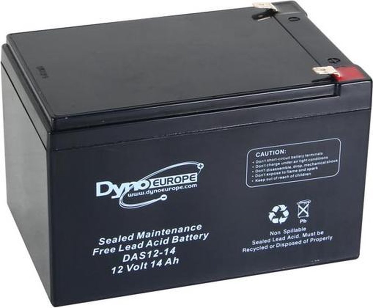 Dyno Europe LOOD-ZUUR-ACCU 12 V-14 Ah 150 x 97 x 99 mm