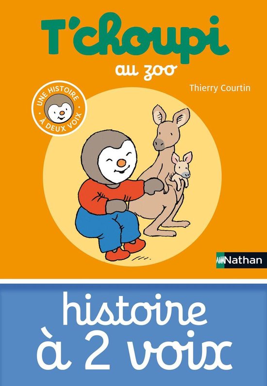 T'choupi histoires à deux voix - T'choupi au zoo - cover