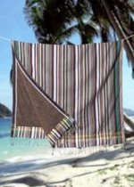 Serviette de plage Kikoy Wanaume Stripes - 96 x 170 cm