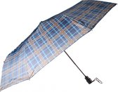 Perletti Paraplu Schotse Ruit Turquoise 99 Cm