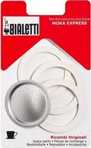 Bialetti Brikka filterplaatje + rubber ringen - 2 kops