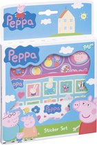 Bambolino Toys - Peppa Pig Stickerset - 3 vellen en speelachtergrond- schoencadeautje Sinterklaas