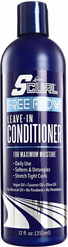 S-Curl- Free Flow - Leave-In Conditioner- Mannen - 355ml