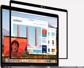 HD Screen Protector PET Folie voor Apple Macbook Air 13 inch Model: A1932 / A2179 - Zwart Kader / Transparant