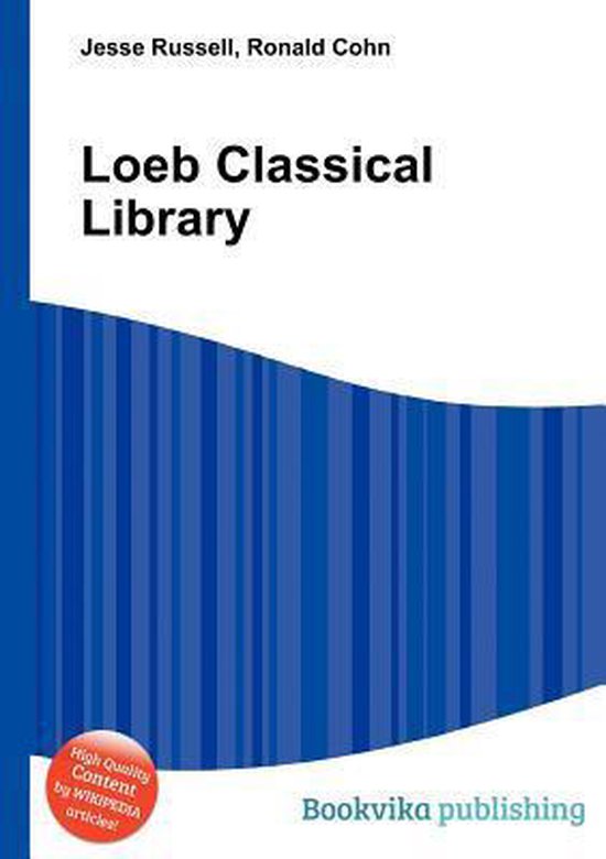 Loeb Classical Library 9785511022826 Boeken