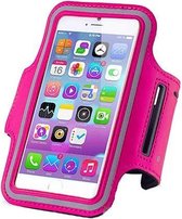 Sports armband case Donker Roze Dark Pink voor Apple iPhone 7