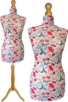 Cupido Paris paspop met licht bruine sparkling driepoot  40/42