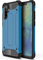 Huawei P30 Pro Hoesje - Armor Hybrid - Lichtblauw