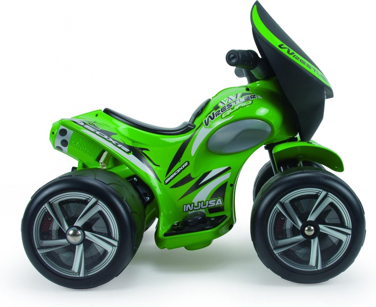 Injusa Accuvoertuig Quad Wrestler 6v 50 Cm Groen