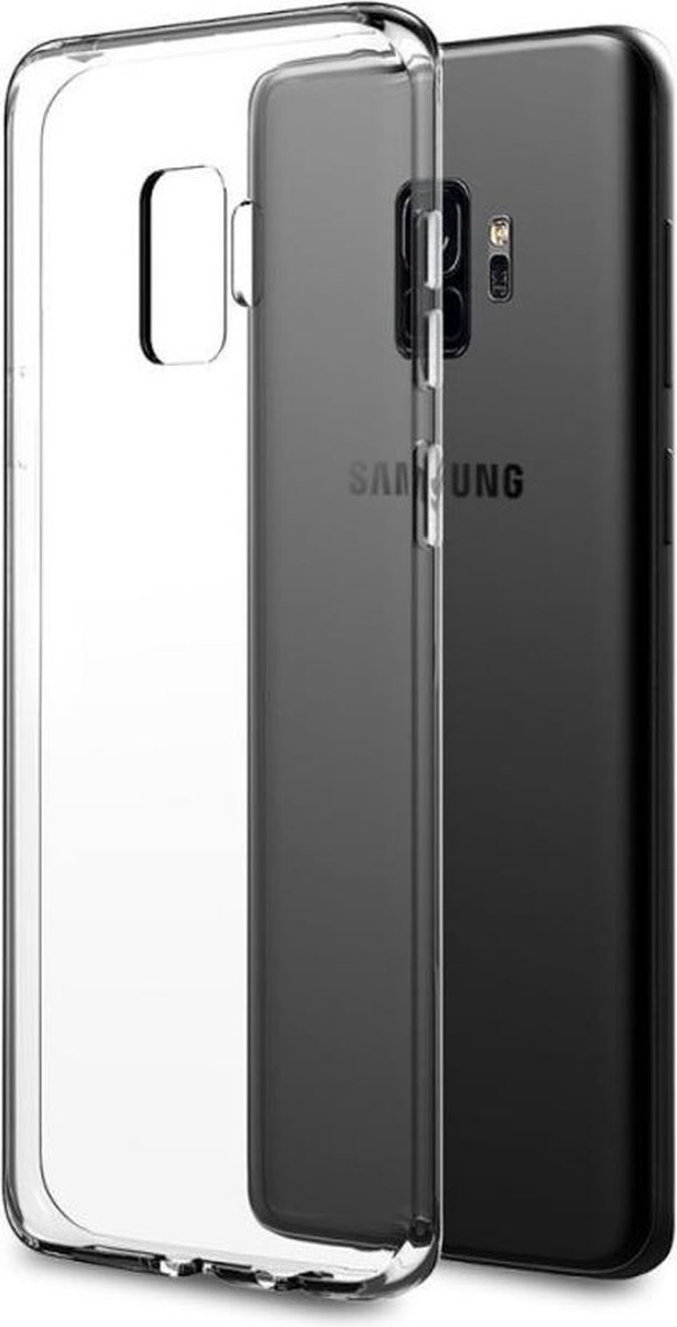 Transparant siliconen Backcover Hoesje geschikt voor Samsung Galaxy S8+ Plus (1,5mm dik)