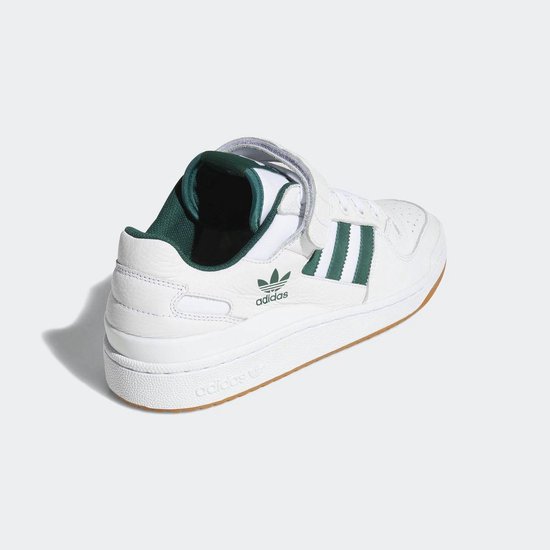 adidas Forum Low Sneakers Heren - Ftwr White/Collegiate Green/Gum | bol.com