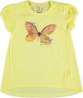 Babyface Gele Zomer T-shirt vlinder - 74