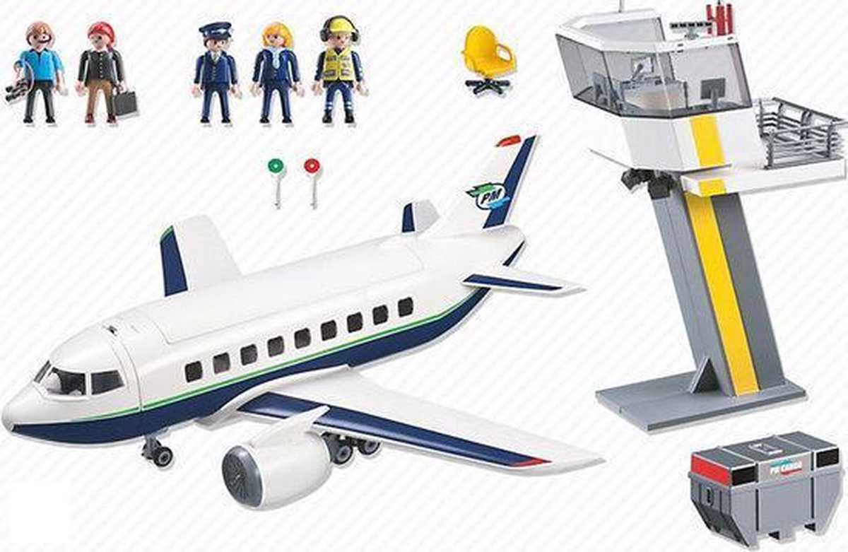 salaris heerlijkheid knijpen Playmobil Passagiersvliegtuig - 4310 | bol.com