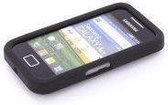 Mobiparts Siliconen Case Samsung S5830 Galaxy Ace Black