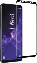 Screenprotector Gehard Tempered Glas voor Samsung Galaxy S9 Plus - Volledig Dekkend Full Coverage Screen Protector Zwart - van iCall