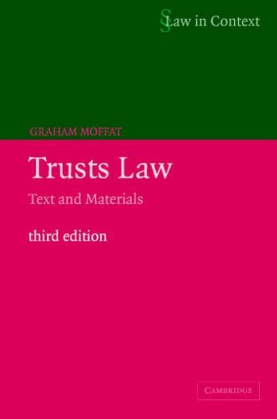 Trusts Law - cover