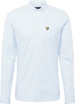 Lyle & Scott overhemd gingham Wit-S