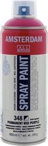 Spraypaint - Sprayverf - #348 - Permanentrood Purper - 400ml - Amsterdam - 1 stuk