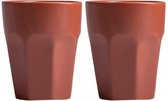 Bol.com Gusta mok terra set van 2 - aardewerk - Ø 75 centimeter x 95 centimeter aanbieding