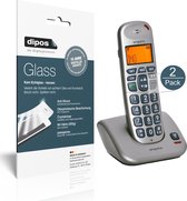 dipos I 2x Pantserfolie helder compatibel met Emporia D40 ABB Beschermfolie 9H screen-protector